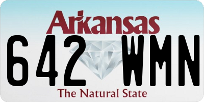 AR license plate 642WMN