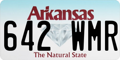 AR license plate 642WMR