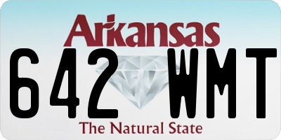 AR license plate 642WMT