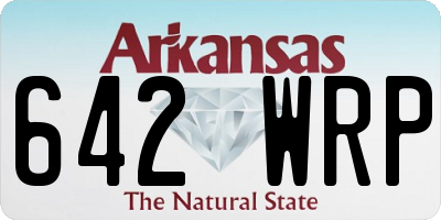AR license plate 642WRP