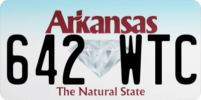 AR license plate 642WTC