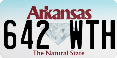 AR license plate 642WTH