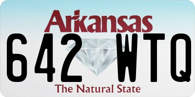 AR license plate 642WTQ