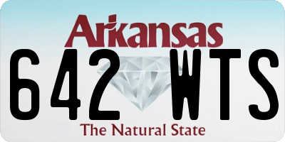 AR license plate 642WTS
