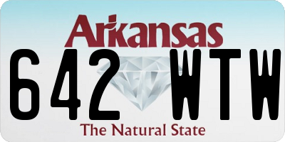 AR license plate 642WTW