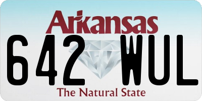 AR license plate 642WUL