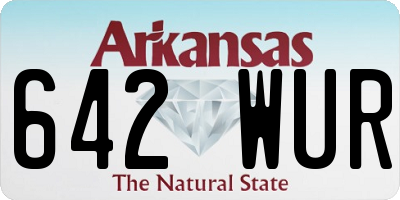AR license plate 642WUR