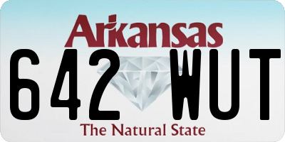 AR license plate 642WUT