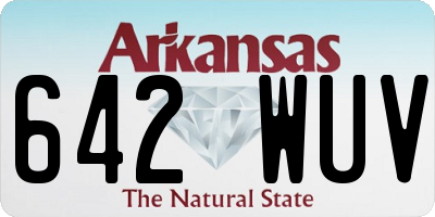 AR license plate 642WUV