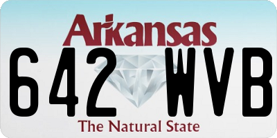 AR license plate 642WVB
