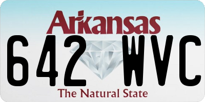 AR license plate 642WVC