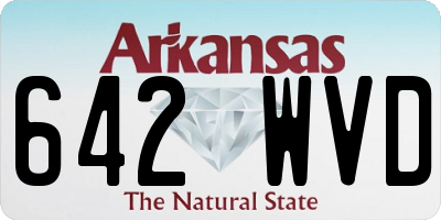 AR license plate 642WVD