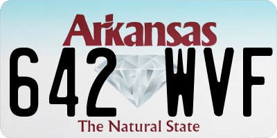 AR license plate 642WVF