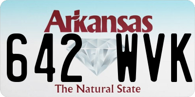 AR license plate 642WVK