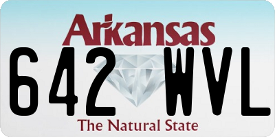 AR license plate 642WVL