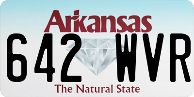 AR license plate 642WVR