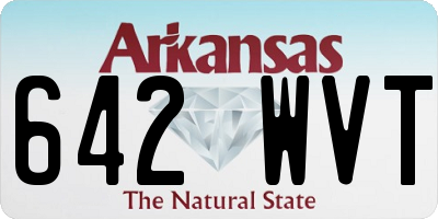 AR license plate 642WVT