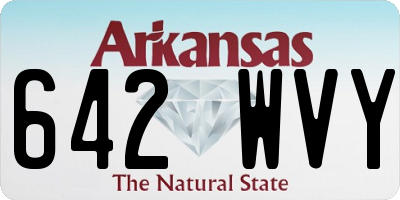 AR license plate 642WVY