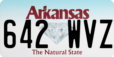 AR license plate 642WVZ