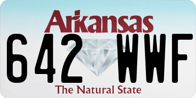 AR license plate 642WWF