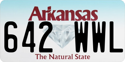 AR license plate 642WWL