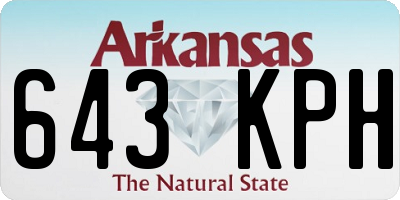 AR license plate 643KPH