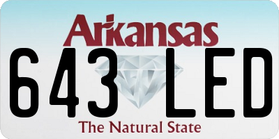 AR license plate 643LED