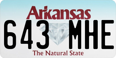 AR license plate 643MHE