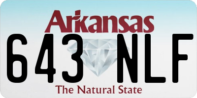AR license plate 643NLF