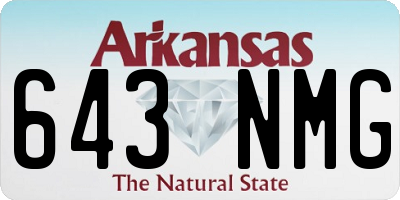 AR license plate 643NMG