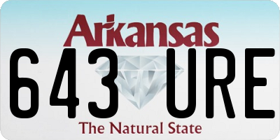AR license plate 643URE