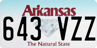 AR license plate 643VZZ