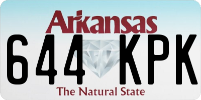AR license plate 644KPK