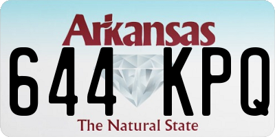 AR license plate 644KPQ