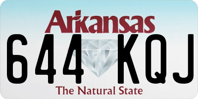AR license plate 644KQJ