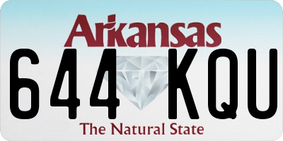 AR license plate 644KQU