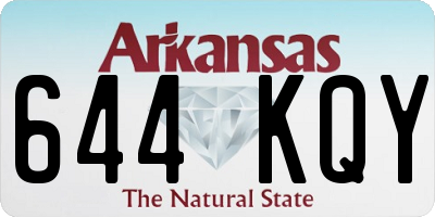 AR license plate 644KQY