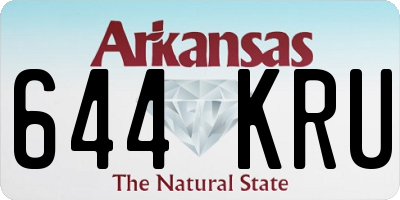 AR license plate 644KRU