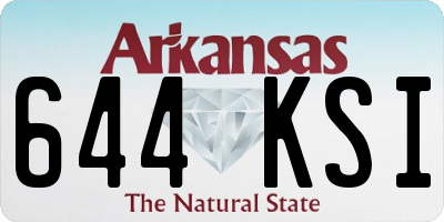 AR license plate 644KSI