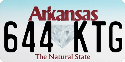 AR license plate 644KTG