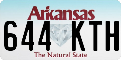 AR license plate 644KTH
