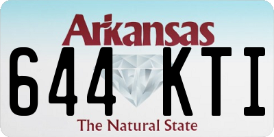 AR license plate 644KTI