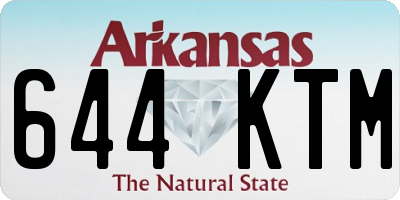 AR license plate 644KTM