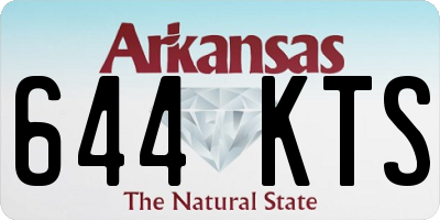 AR license plate 644KTS