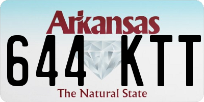 AR license plate 644KTT