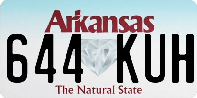 AR license plate 644KUH