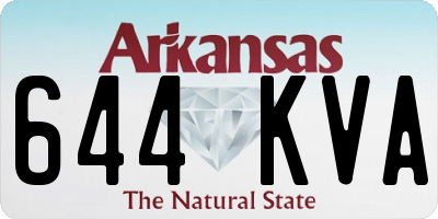 AR license plate 644KVA