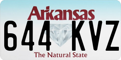 AR license plate 644KVZ