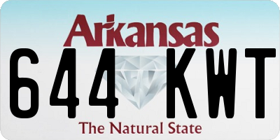 AR license plate 644KWT
