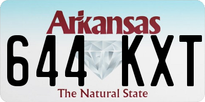AR license plate 644KXT